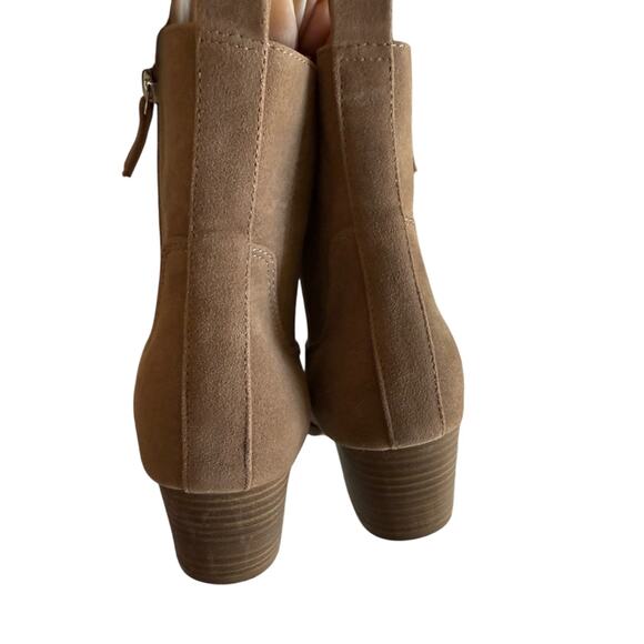 Universal Thread Womens 8 Neutral Faux Leather Solita Western Ankle Boot Classic - Picture 5 of 9